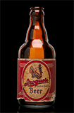 易洛魁印第安人头啤酒瓶标签，约1940年